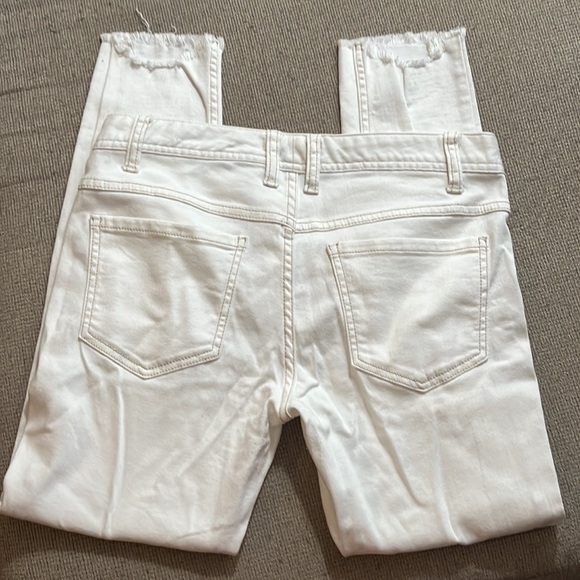 Free People White Ankle Jeans - Picture 6 of 6